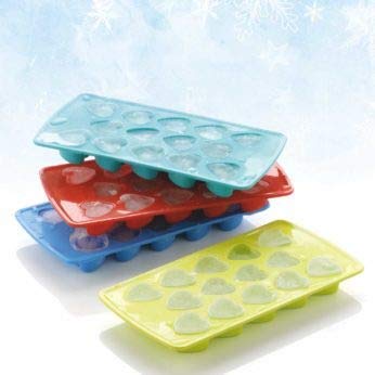 Flexible heart-shaped ice cube mold, easy to release cubes. Flexible heart-shaped ice cube mold, easy to release cubes.